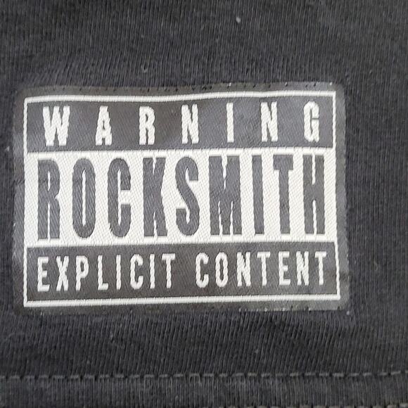 Vintage Rock-Smith 8-Ball-Pool Shirt L/XL 23x29 Black Billiard - Picture 10 of 14